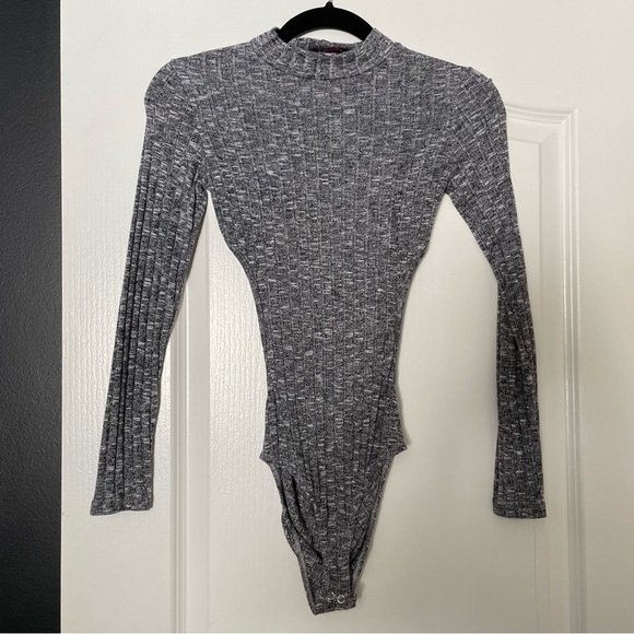 Seductions/Sirens Open Back Highneck Bodysuit - Picture 1 of 5